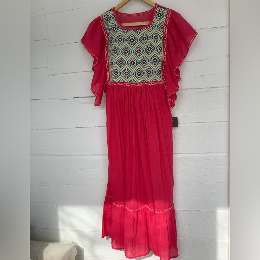 Mexican dress boho made in Mexico new handmade